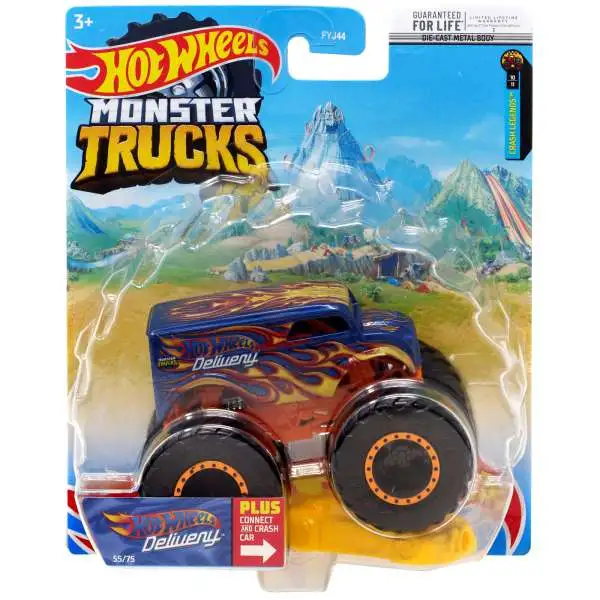 Monster Trucks Crash Legends Hot Wheels Delivery Diecast Car