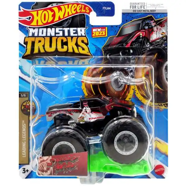 Hot Wheels Monster Trucks Leading Legends Snake Bite Diecast Car #5/6