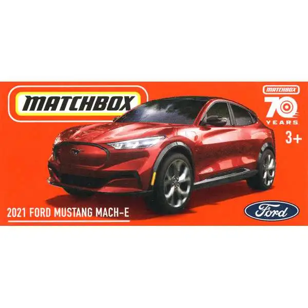 Matchbox Drive Your Adventure 2021 Ford Mustang Mach-E Diecast Car [70 Years]