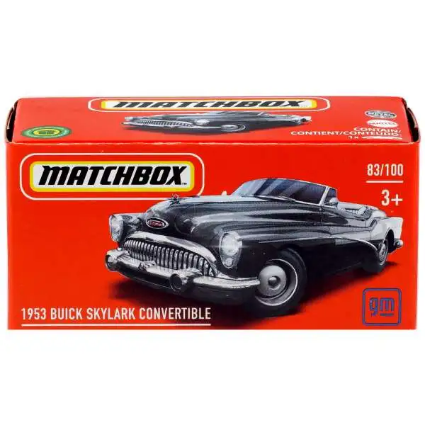 Matchbox Drive Your Adventure 1953 Buick Skylark Convertible Diecast Car [Black]