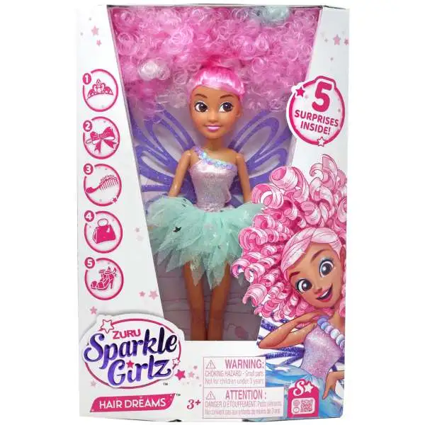 Sparkle Girlz Hair Dreams Pink Doll