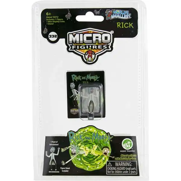 World's Smallest Rick & Morty Rick 1.25-Inch Micro Figure