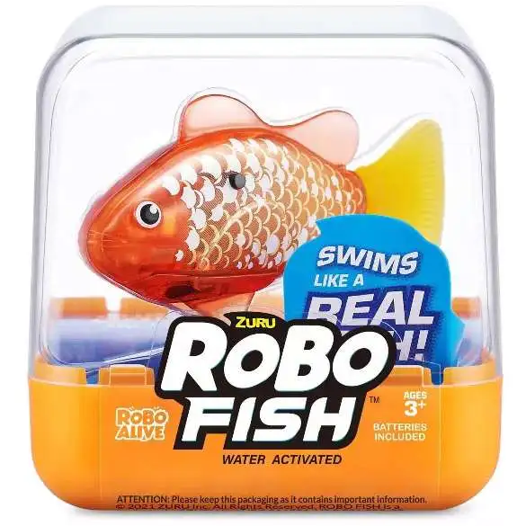 Robo Alive Robo Fish Orange Robotic Pet Figure [Version 3]
