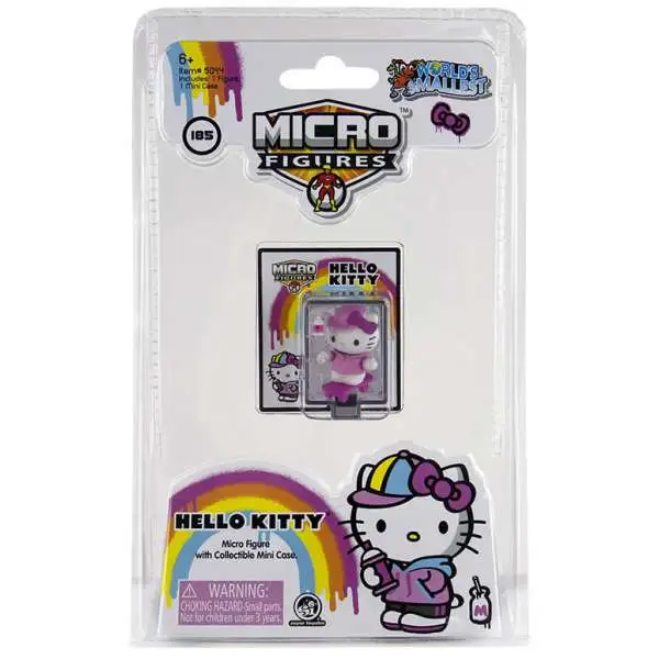 World's Smallest Pop Culture Hello Kitty Series 2 Graffiti Hello Kitty 1.25-Inch Micro Figure