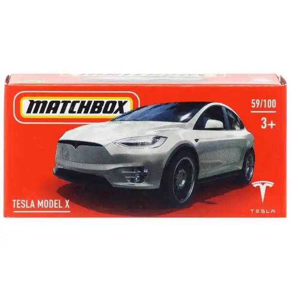 Matchbox Drive Your Adventure Tesla Model X Diecast Car [White]