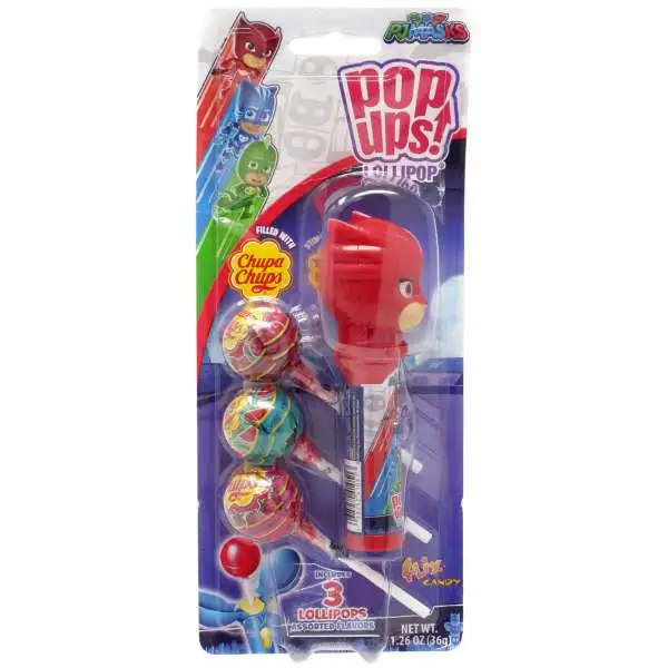 Disney Junior Pop Ups! Chupa Chups Owlette Lollipop [Includes 3 Lollipops!, 2022]