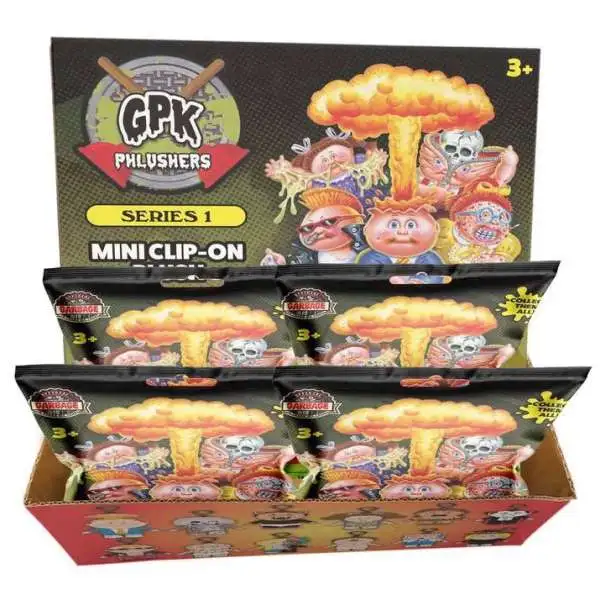 Garbage Pail Kids Plushers Mini Clip-On Plush 3.5-Inch Mystery Box [18 Packs]