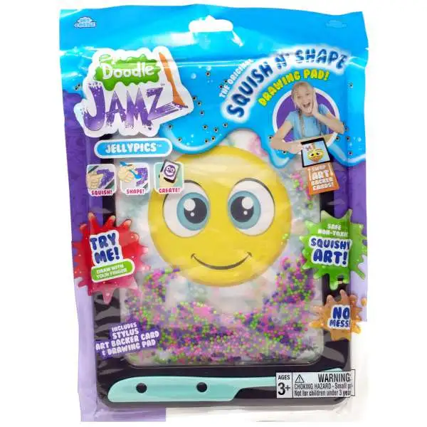 Doodle Jamz Jellypics Squish N' Shape Drawing Pad [Pink, Purple & Green]