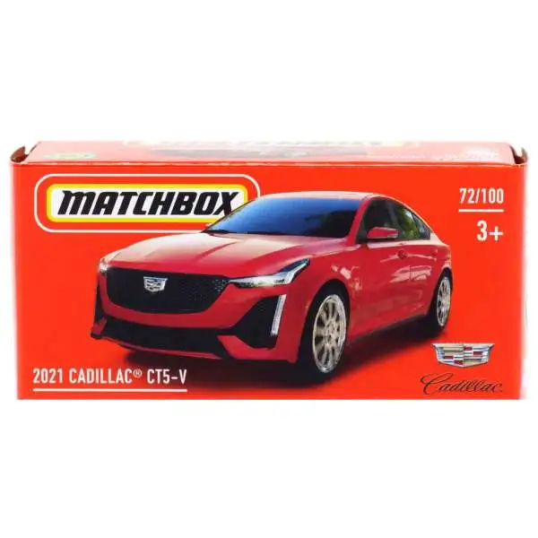Matchbox Drive Your Adventure 2021 Cadillac CT5-V Diecast Car [Red]