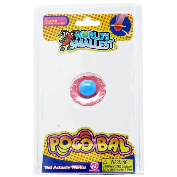 World's Smallest Pogo Bal Blue & Red