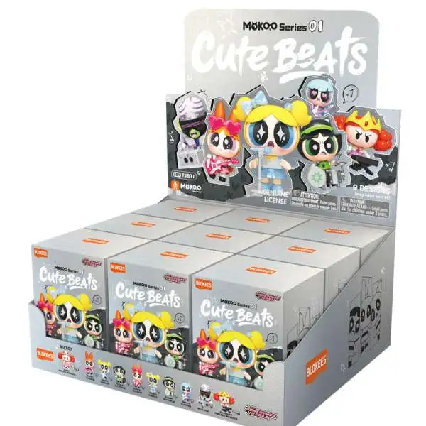 Powerpuff Girls Mokoo 01 Cute Beats Mystery Box [9 Packs]