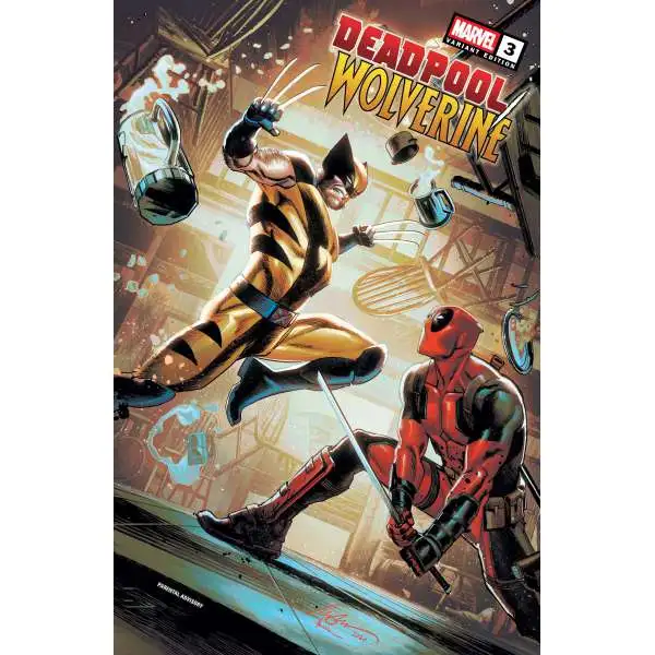 Marvel Deadpool / Wolverine #3D Comic Book