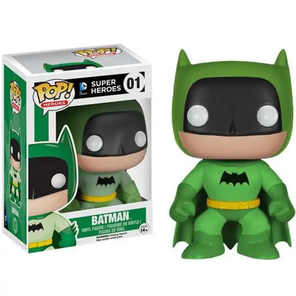 Funko DC Super Heroes POP! Heroes Batman Exclusive Vinyl Figure #01 [75th Anniversary Green Rainbow]
