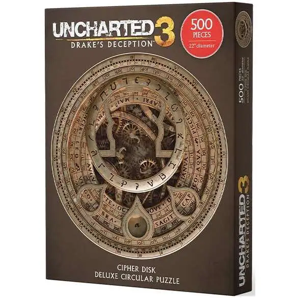 Uncharted 3 Drake's Deception Cipher Disk Puzzle [500 Pieces]