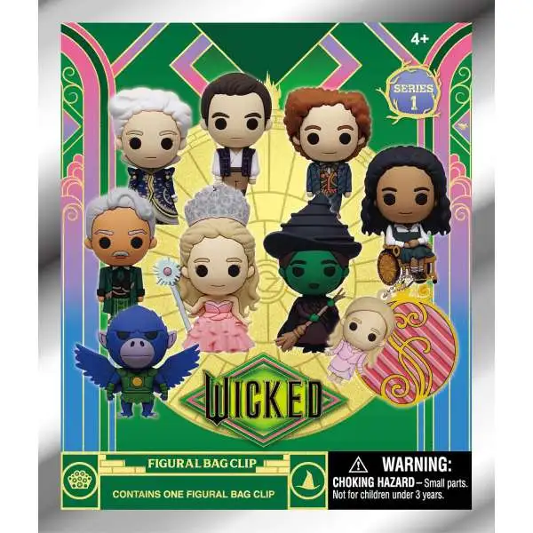 Wizard of Oz 3D Figural Keyring Wicked Series 1 Mystery Pack [1 RANDOM Figure]