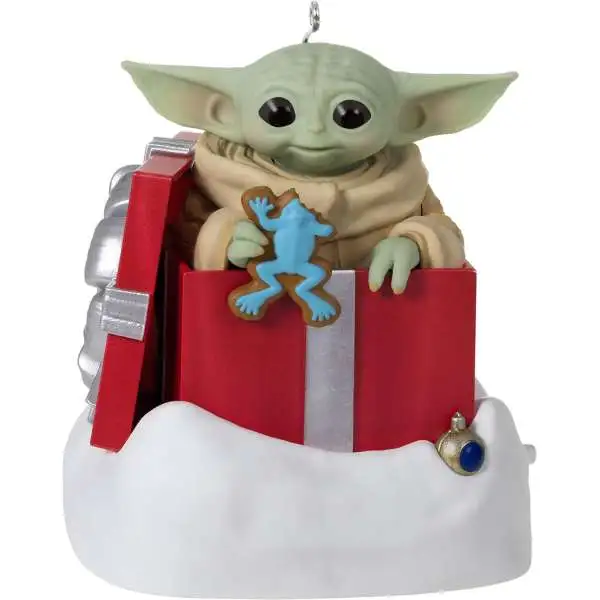 Star Wars The Mandalorian Keepsake Grogu Greetings Ornament [with Sound & Motion]
