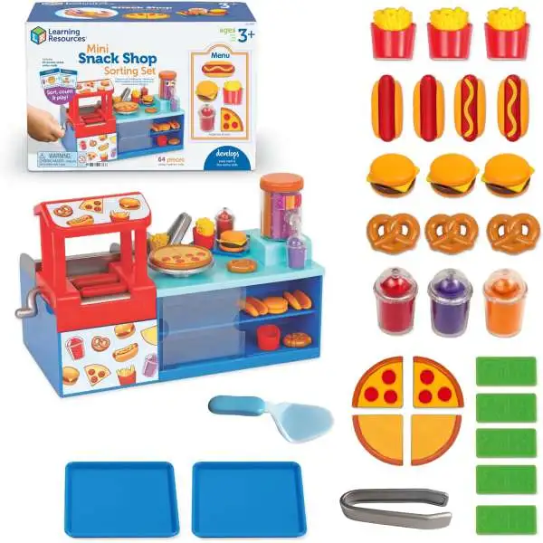 Learning Resources Mini Snack Shop Sorting Set