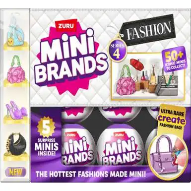 5 Surprise Mini Brands! Fashion Series 4 Mystery Box [25 Packs]