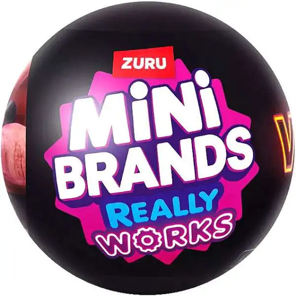 5 Surprise Mini Brands! Really Works Vinyl Mystery Pack [4 RANDOM Mini Vinyl Records] (Pre-Order ships August)