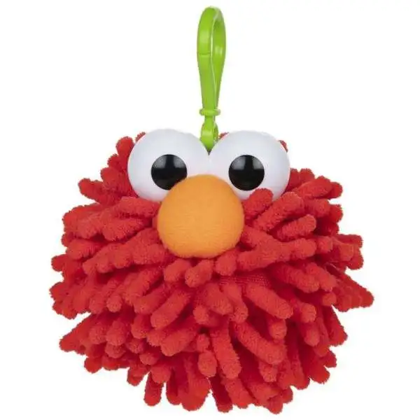 Sesame Street Elmo 4-Inch Fuzzy Pom Clip