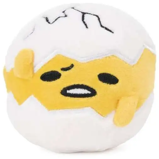 Sanrio Squishies Gudetama 3-Inch Plush Squeeze Toy [Ouch]