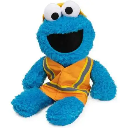 Sesame Street Cookie Monster 13-Inch Plush [Construction Worker]