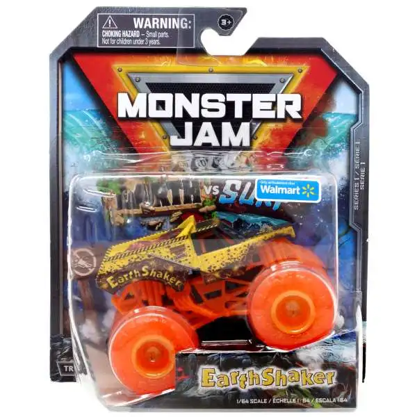 Monster Jam Earth & Surf Earth Shaker Exclusive Die Cast Car