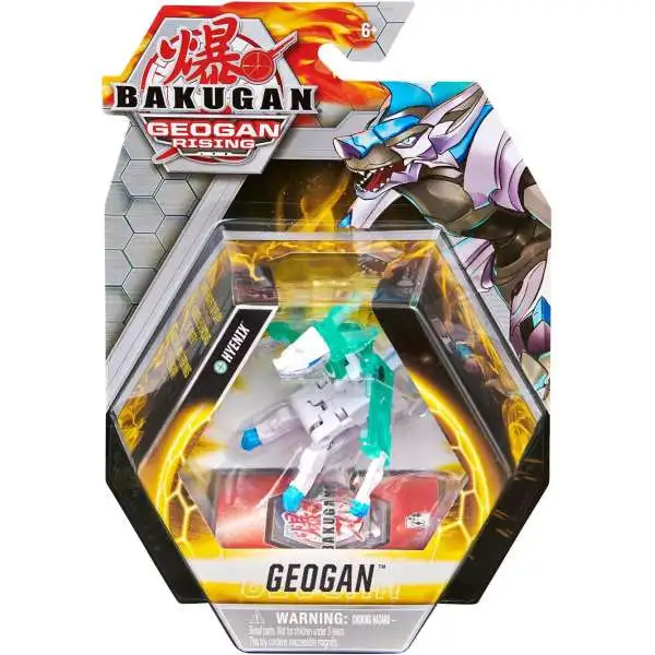 Bakugan Geogan Rising Hyenix Single Figure & Trading Card