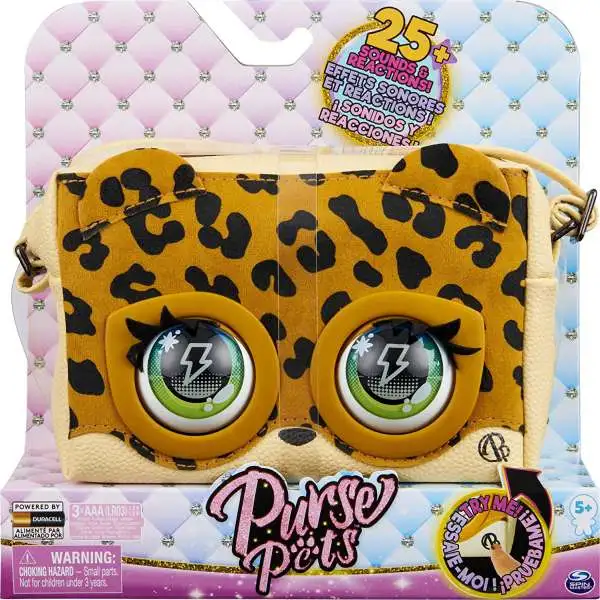 Purse Pets Leoluxe Leopard Interactive Toy