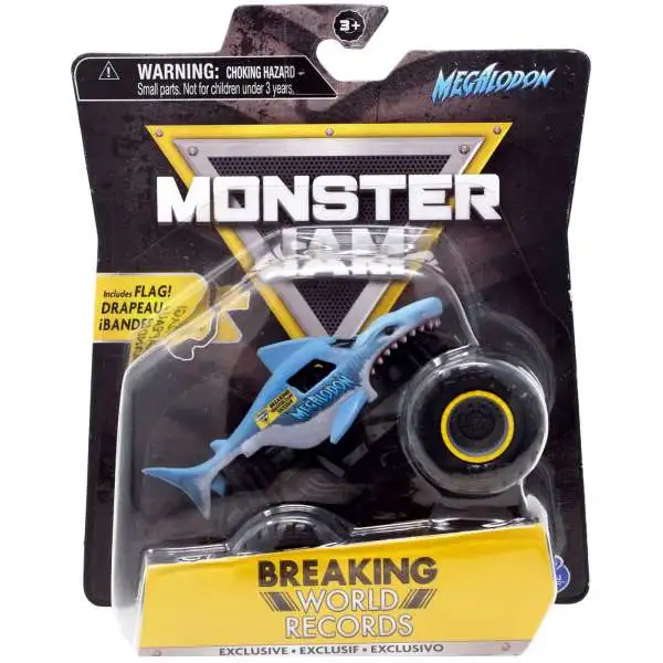 Monster Jam Breaking World Records Megalodon Diecast Car