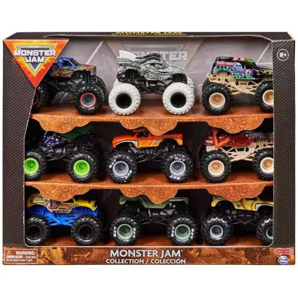 Monster Jam Collection Exclusive Diecast Car 9-Pack