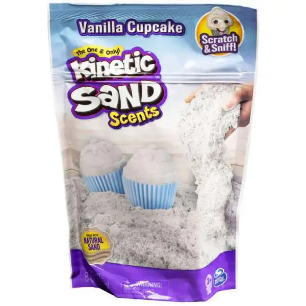 Kinetic Sand Scents Vanilla Cupcake 8 Ounce Pack [White]