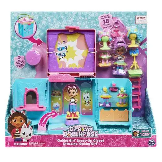 Gabby's Dollhouse Rainbow Closet Playset (Pre-Order ships August)