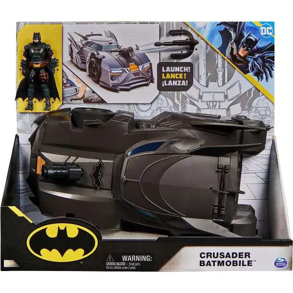 DC Batman Crusader Batmobile Action Figure Vehicle