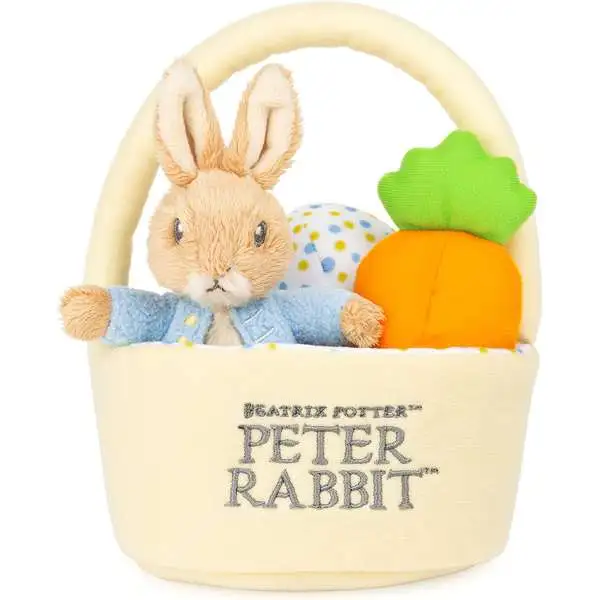 Peter Rabbit Easter Basket 8.5-Inch Plush