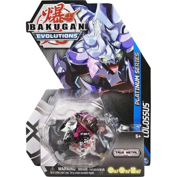 Bakugan Evolutions Platinum Series Colossus Single Figure & Trading Card