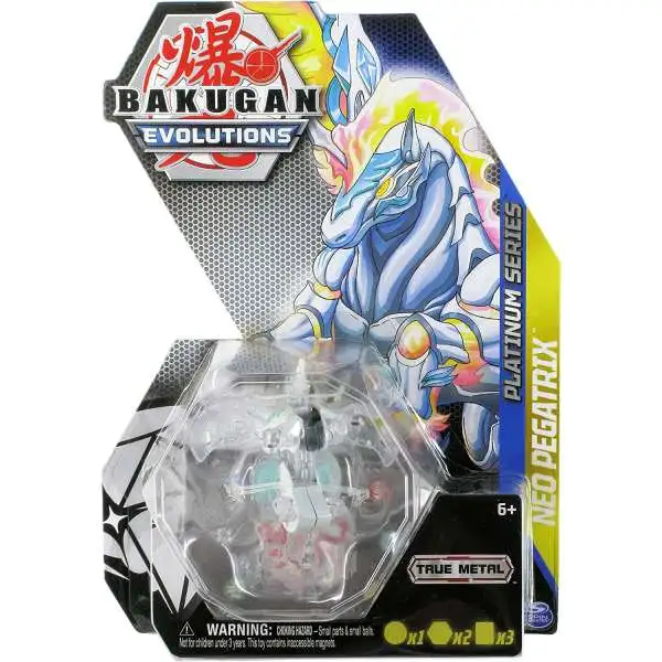 Bakugan Evolutions Platinum Series Neo Pegatrix Single Figure & Trading Card