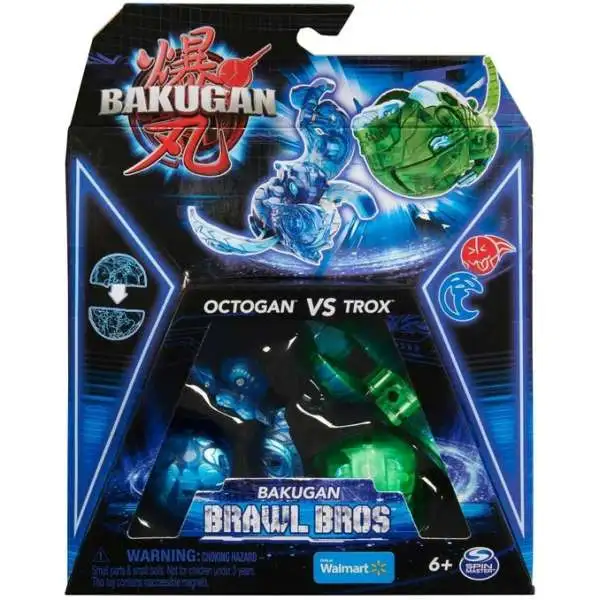 Bakugan Brawl Bros Octogan vs Trox Exclusive Figure 2-Pack