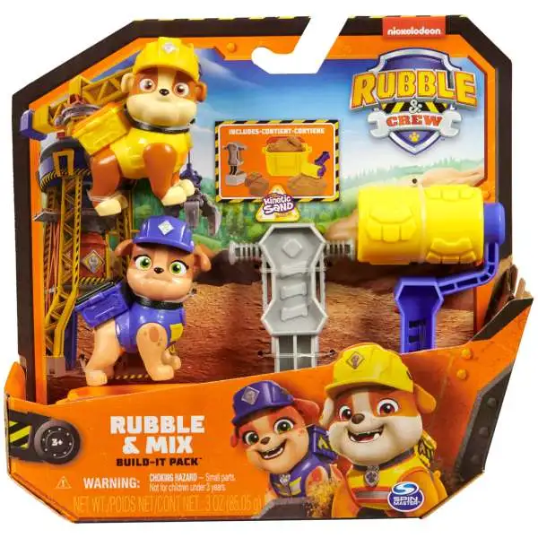 Paw Patrol Rubble & Crew Rubble & Mix Build-It Pack