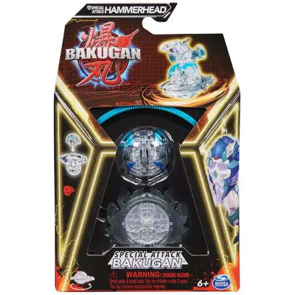 Bakugan 2023 Special Attack Hammerhead [Includes Online Roblox Game Code!]