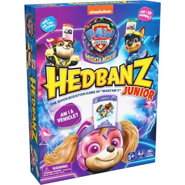 Paw Patrol The Mighty Movie Hedbanz Junior Game