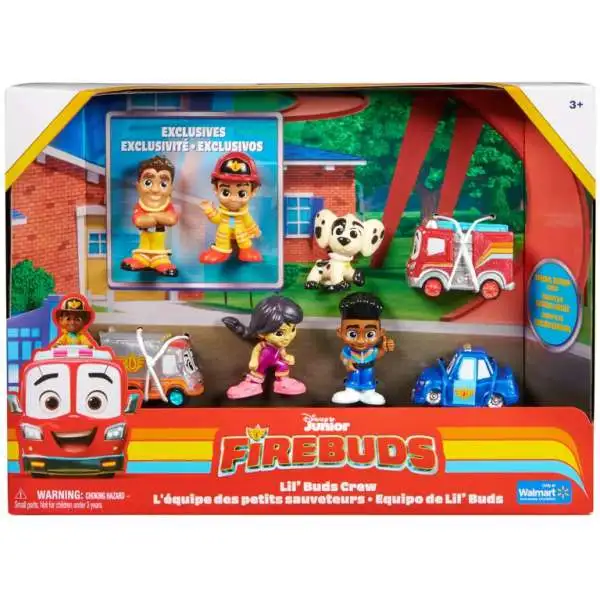 Disney Junior Firebuds Lil' Buds Crew Exclusive Figure Set