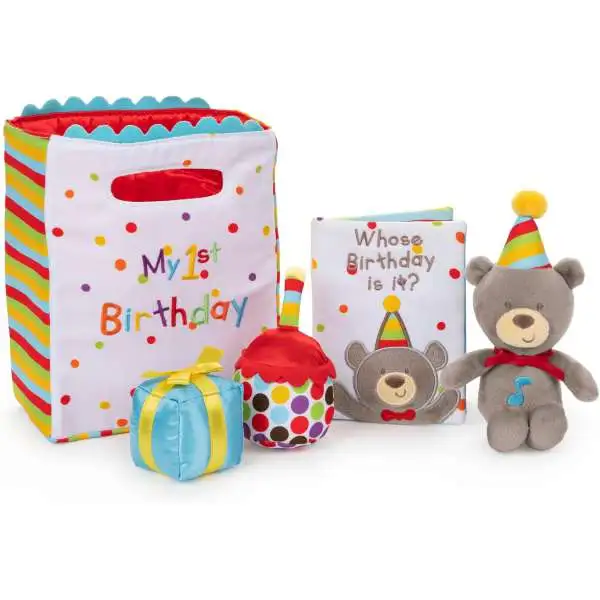 Gund My First Birthday Plush Set