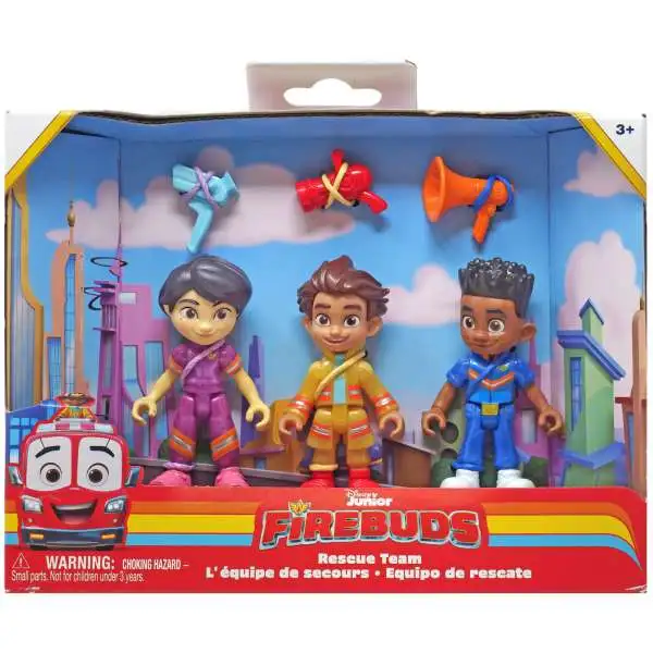 Disney Junior Firebuds Rescue Team Figure 3-Pack