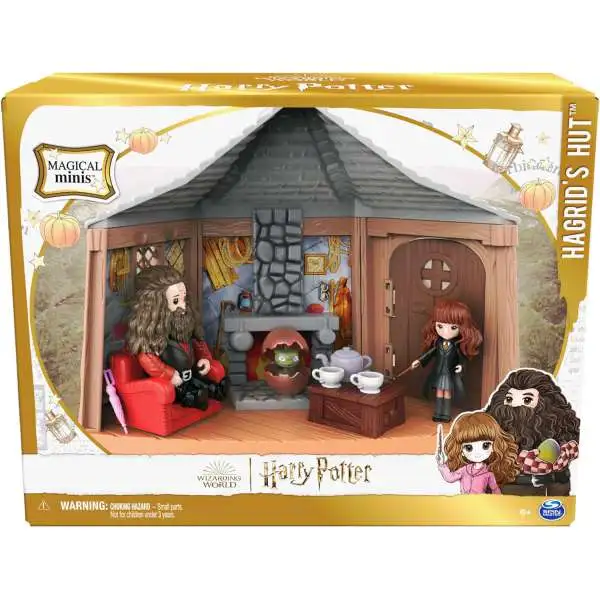 Harry Potter Wizarding World Magical Minis Hagrid's Hut 4-Inch Playset [2025]