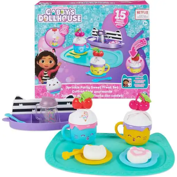 Gabby's Dollhouse Sprinkle Party Sweet Treat Set