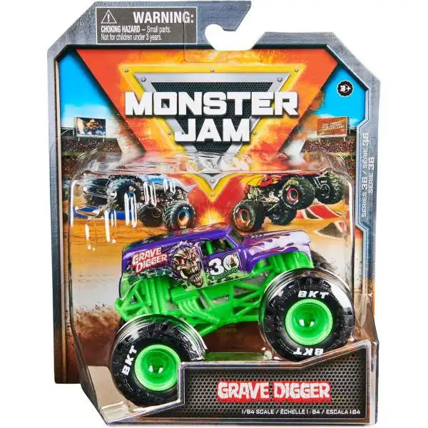 Monster Jam Series 36 Grave Digger Diecast Car