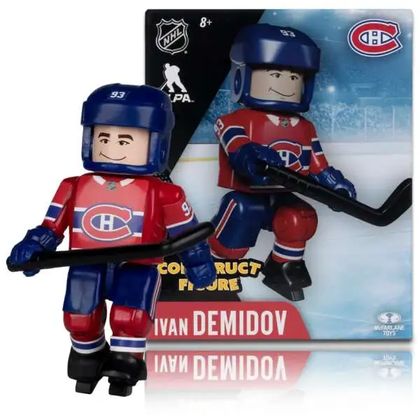 McFarlane Toys NHL Montreal Canadiens Construct-a-Figure Series 1 Ivan Demidov Mini Figure