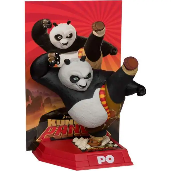 McFarlane Toys Kung Fu Panda Movie Maniacs Po 6-Inch Posed Figure