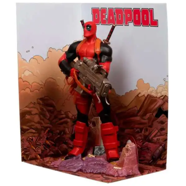 McFarlane Toys Marvel Deadpool Posed Figure with Scene [Deadpool #1]